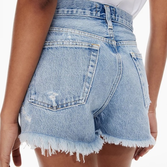 Agolde Parker denim shorts size 25 - Picture 2 of 7